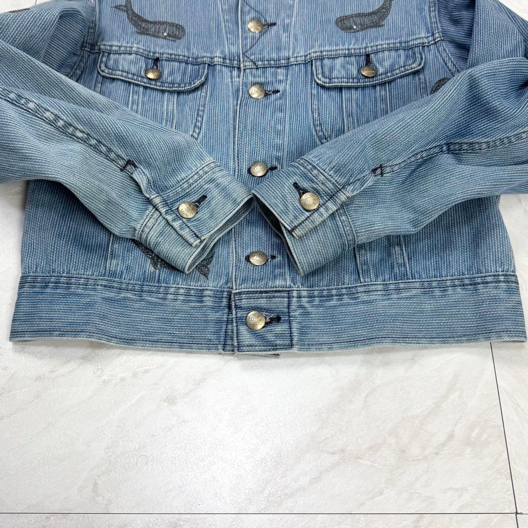 極美品 45R 45rpm クジラ 刺繍 再び デニムジャケット 2