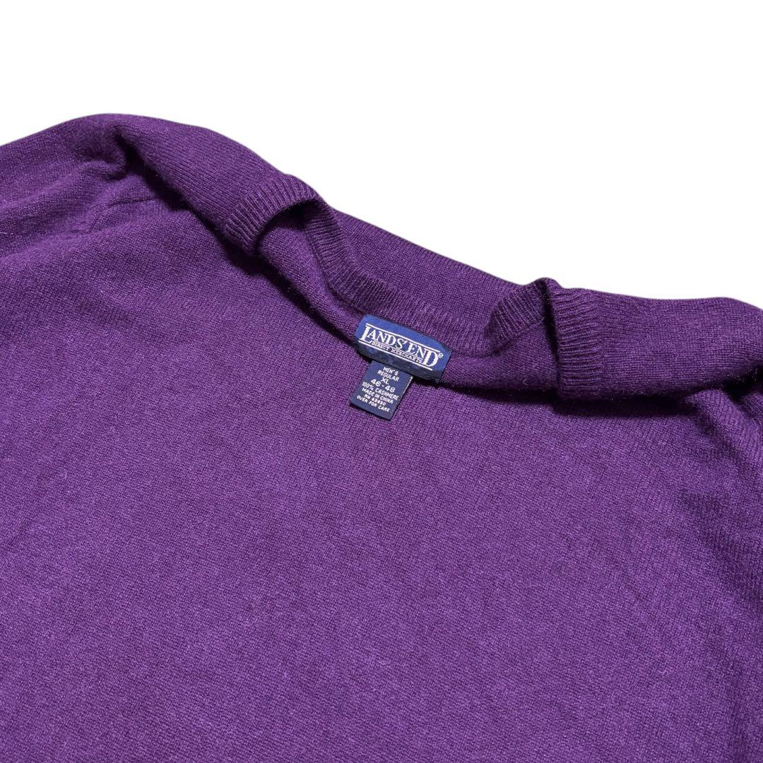 希少　90s LAND'S END ランズエンド ニット セーター カシミア