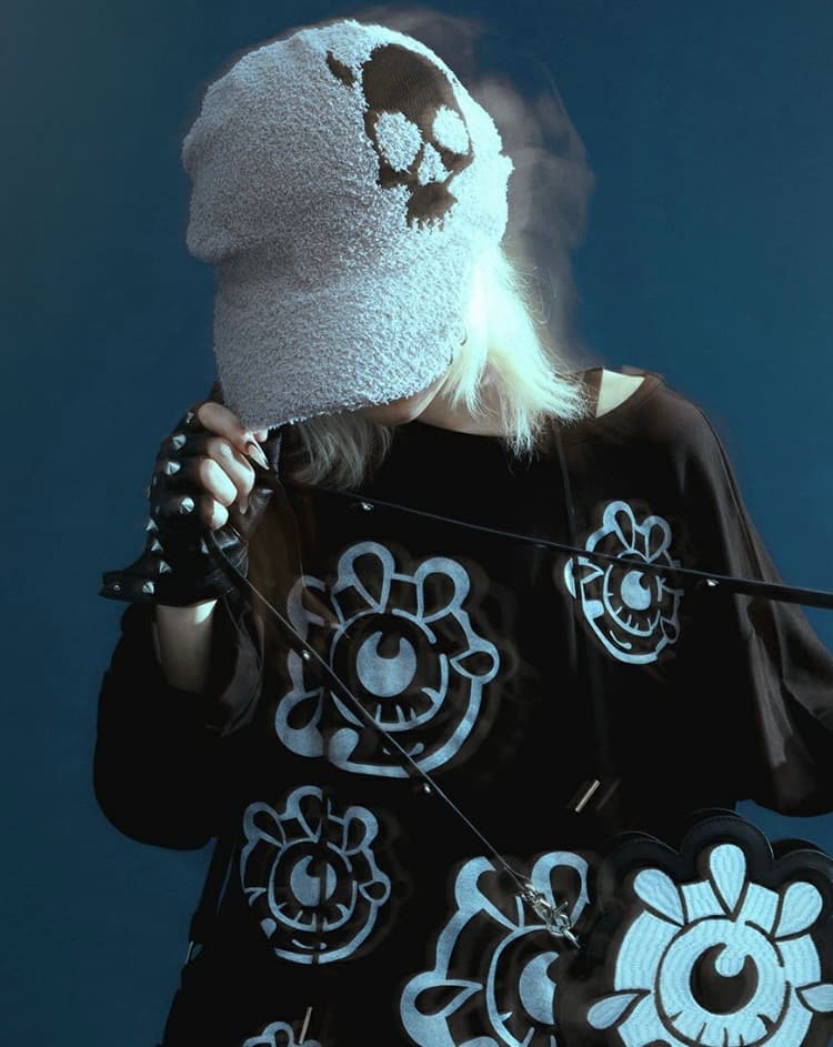 Gamchu【ガムチュ】ボクの角を隠してほしいお帽子　gray