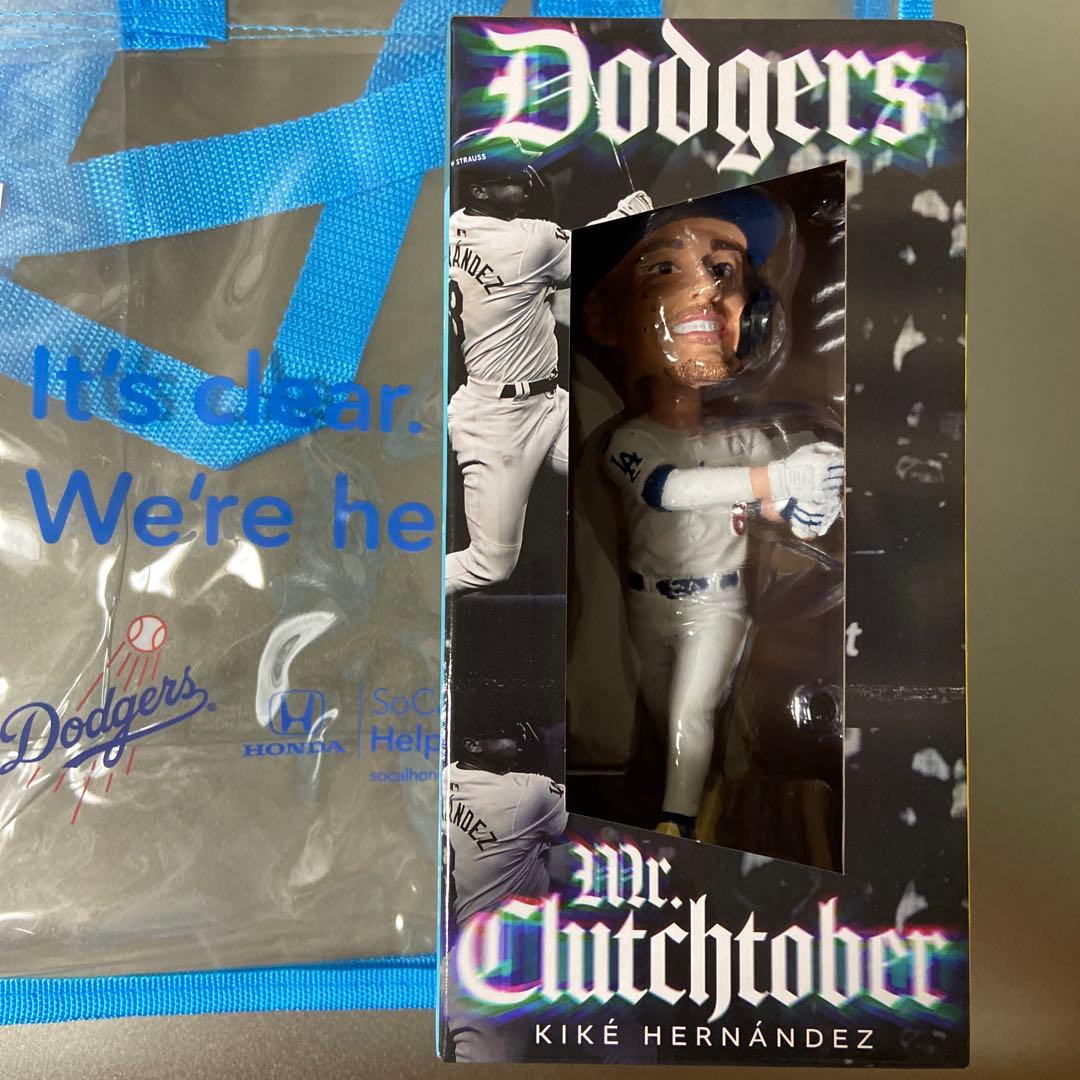 ドジャース　キケヘルナンデス　 ボブルヘッド 2025 クリアバック付