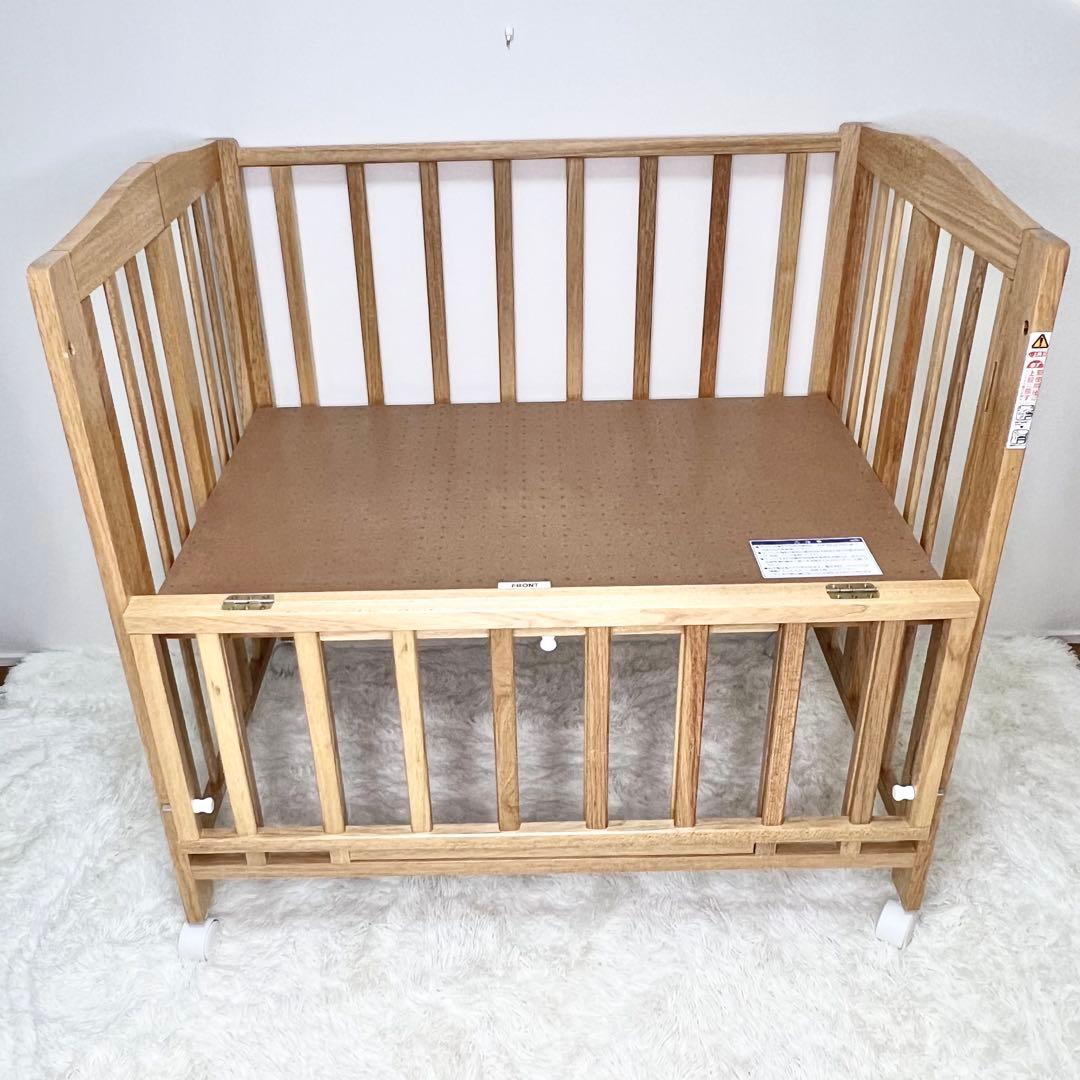 未使用級 送料無料 KATOJI ミニベッド 折り畳み ナチュラル 02008