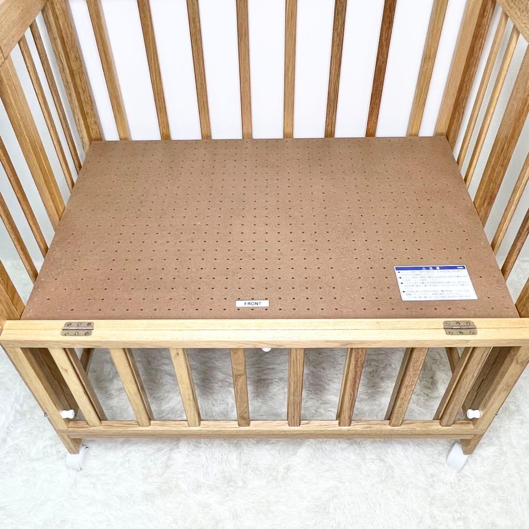 未使用級 送料無料 KATOJI ミニベッド 折り畳み ナチュラル 02008