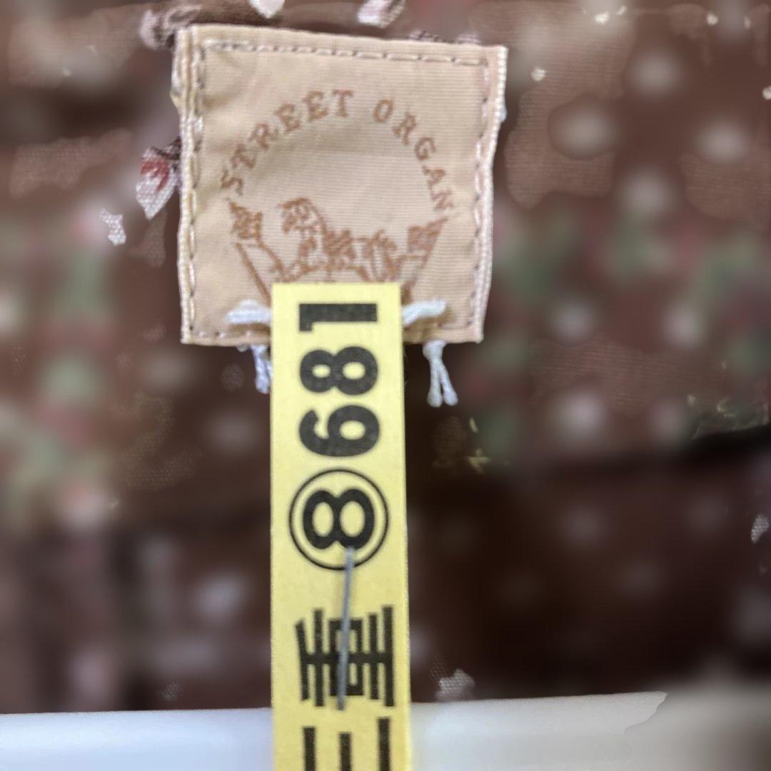 レア・ストリートオルガン・花柄ワンピース・茶色・ビンテージ・ピンクハウス