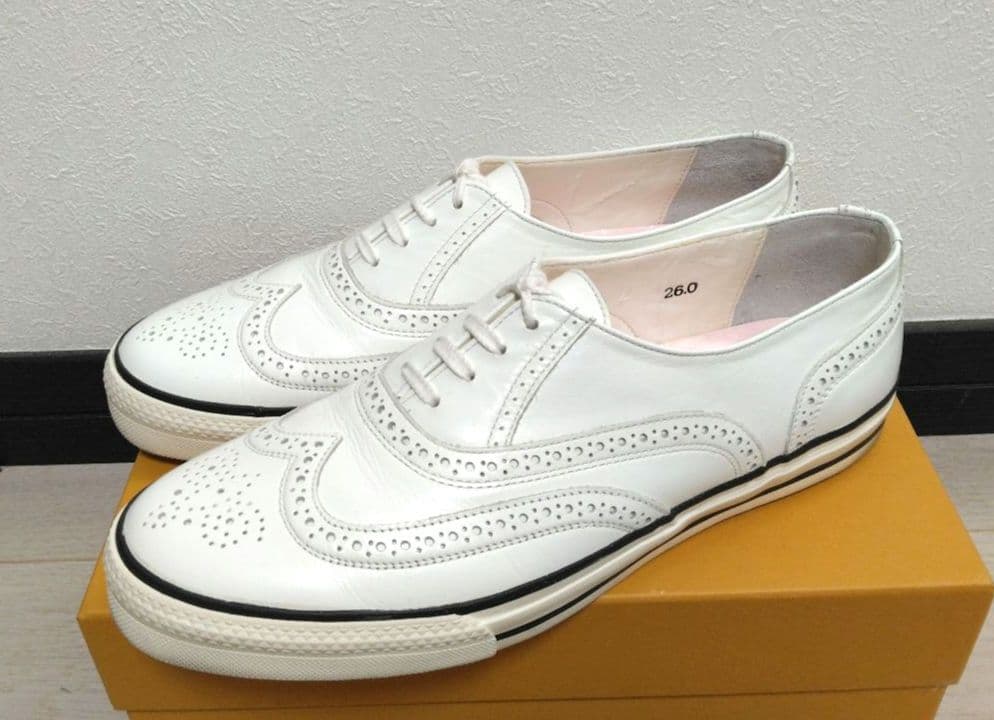 COMME des GARCONS 本革製ウイングチップシューズ　スニーカー26