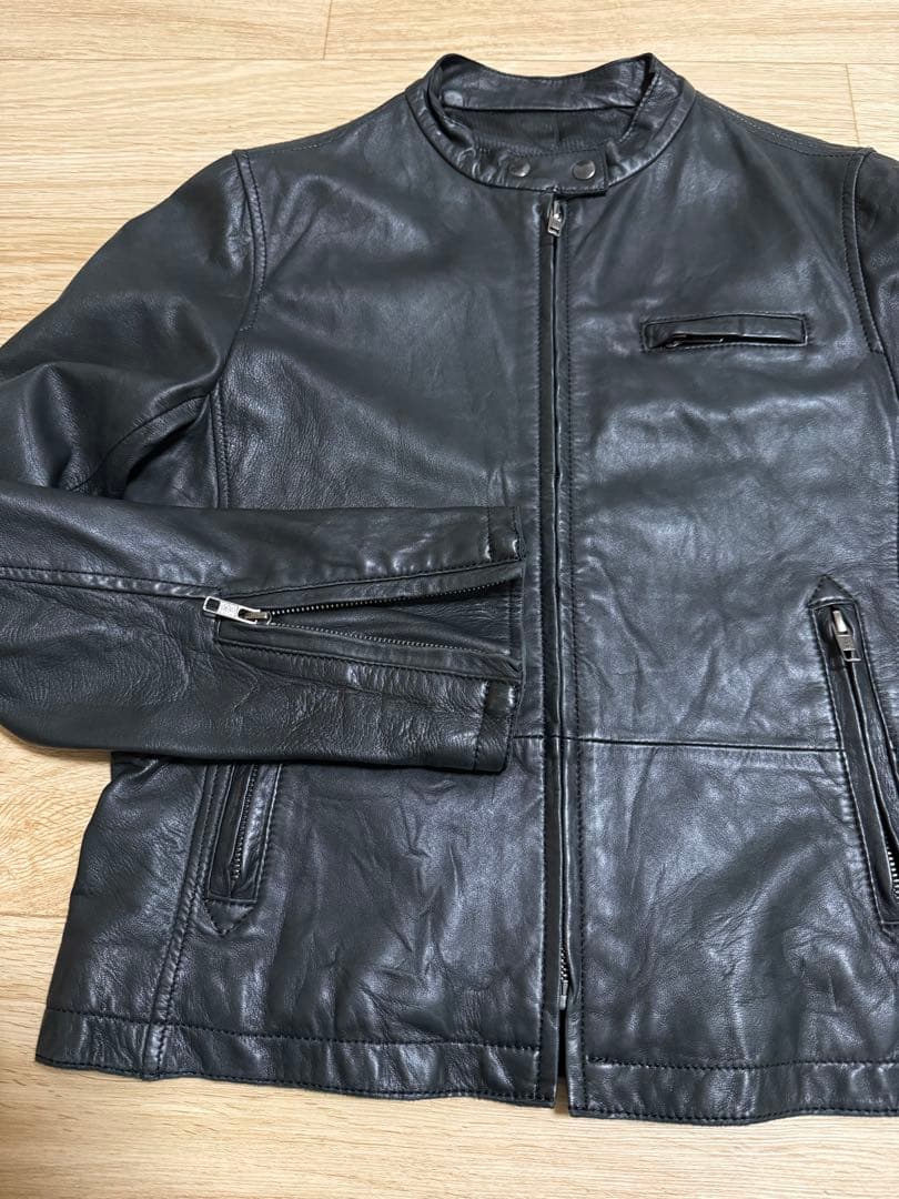 UNITED ARROWS レザーライダースジャケット