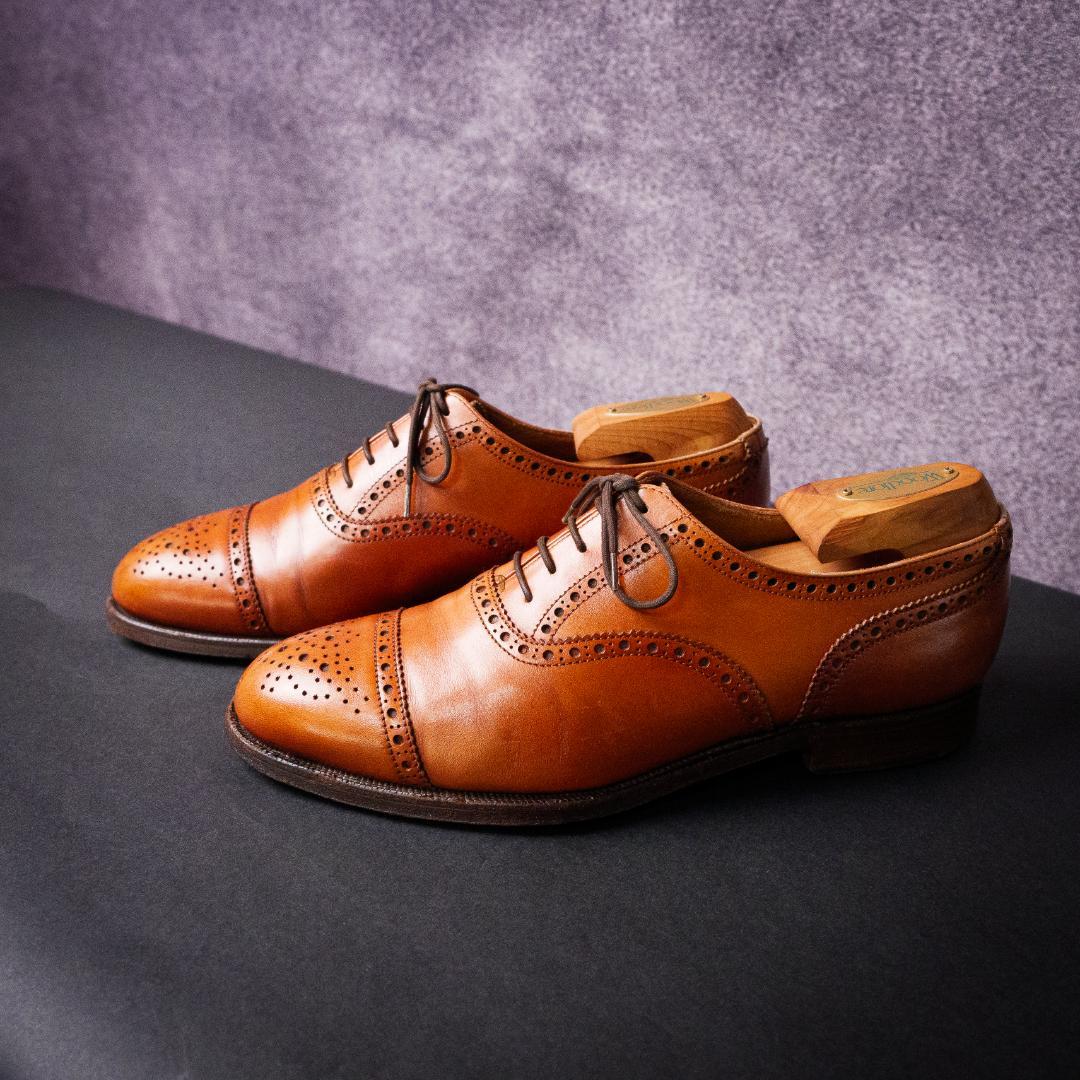 タイムセール　Crockett&Jones クロケット&ジョーンズ　セミブローグ