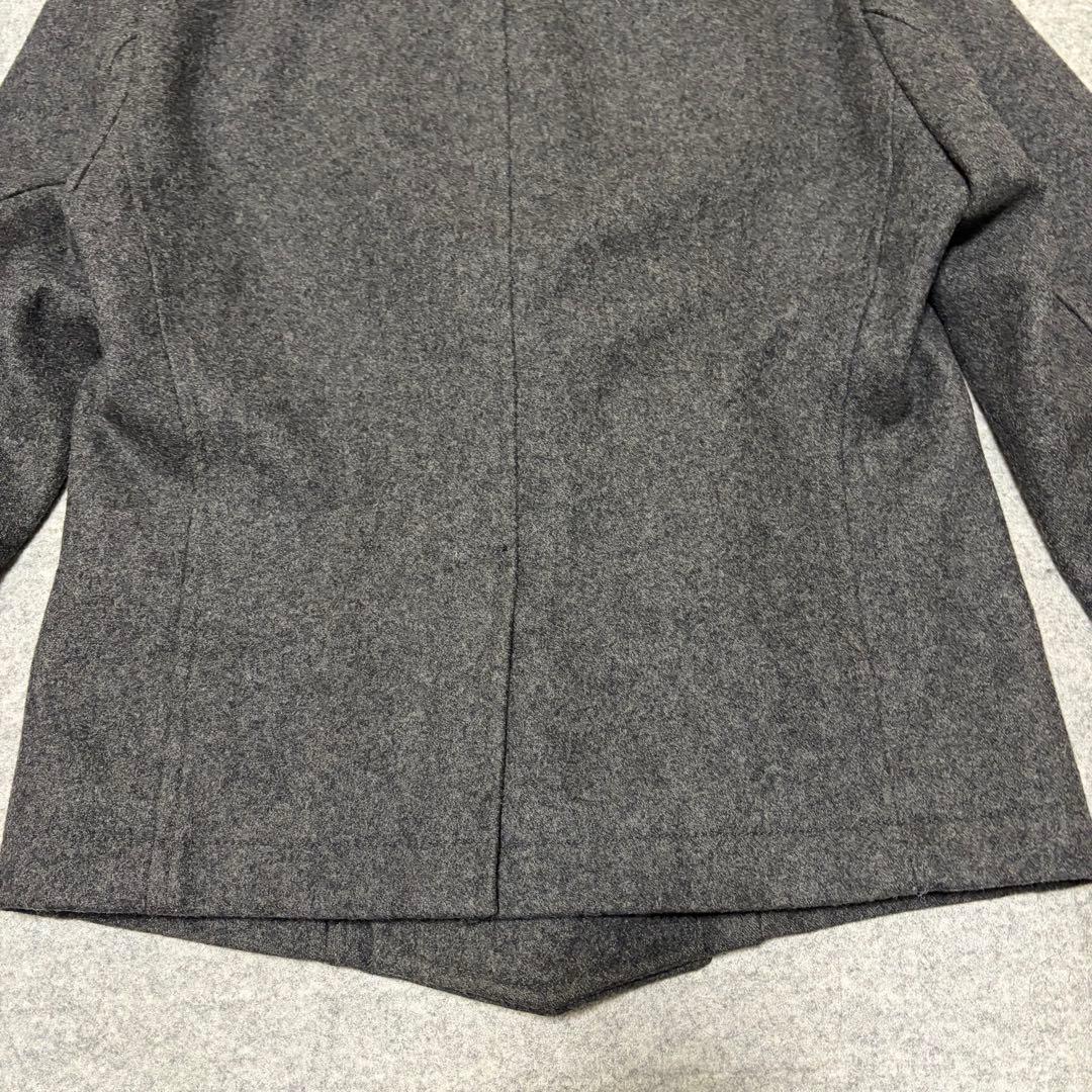 PPFM ナポレオンジャケット 銀ボタン ウール グレー M Y2K
