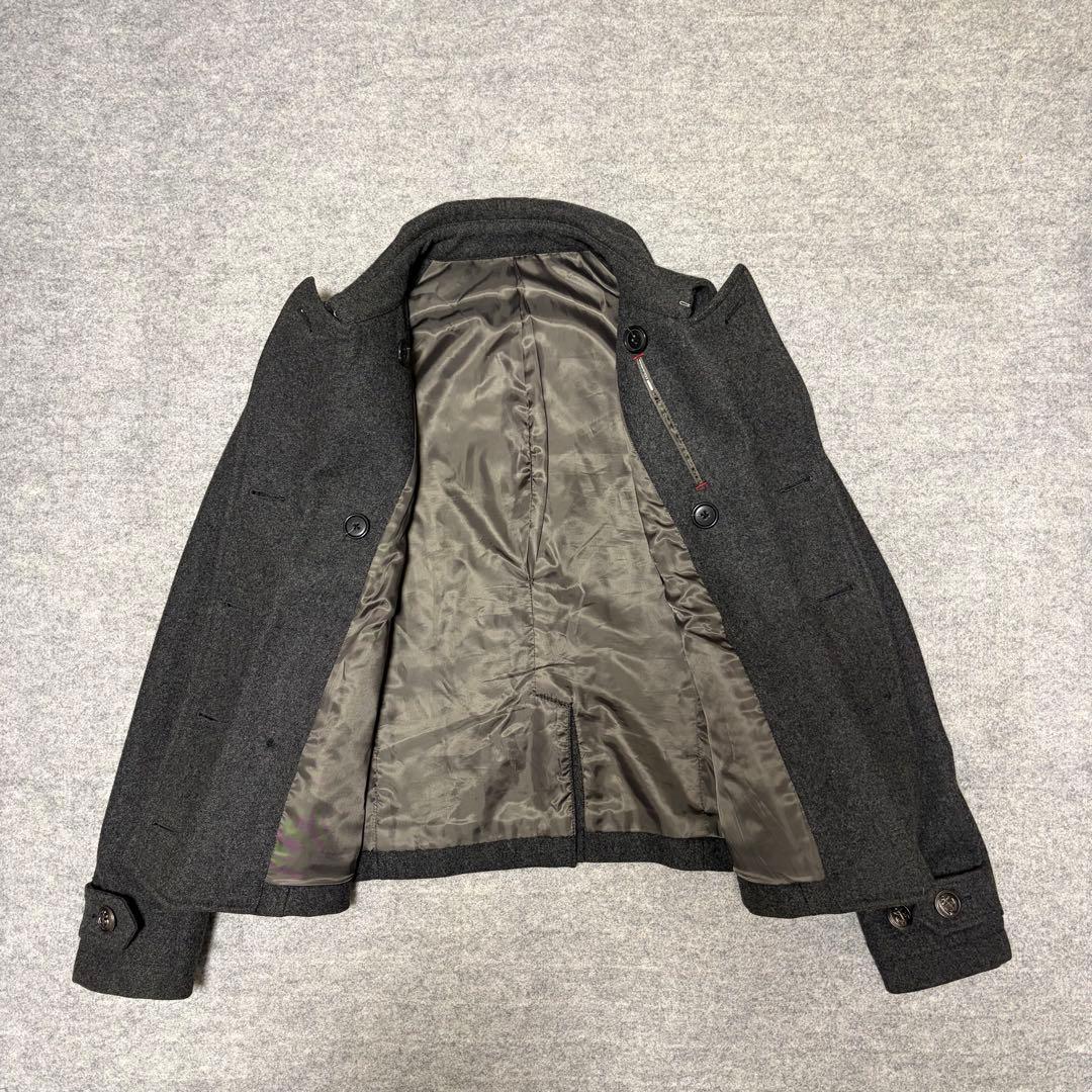 PPFM ナポレオンジャケット 銀ボタン ウール グレー M Y2K