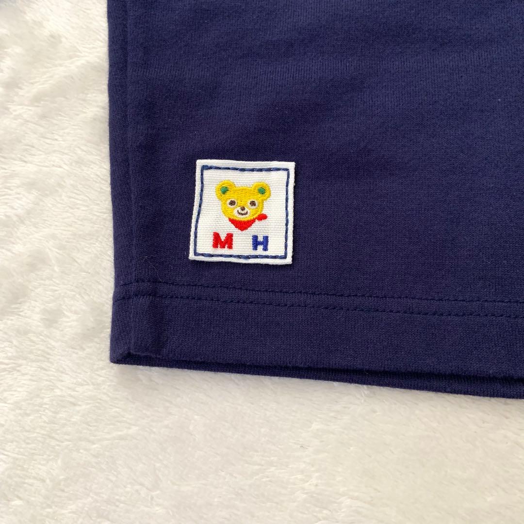 未使用★ミキハウス★セーラーTシャツ パンツ★セット★ネイビー★90