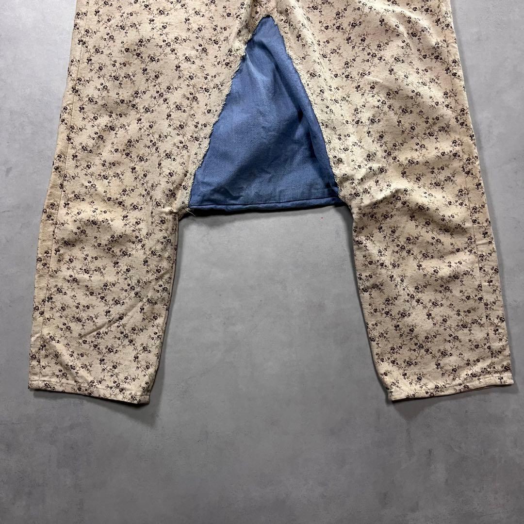 KAPITAL 花柄 サルエル パンツ デニム キャピタル 総柄