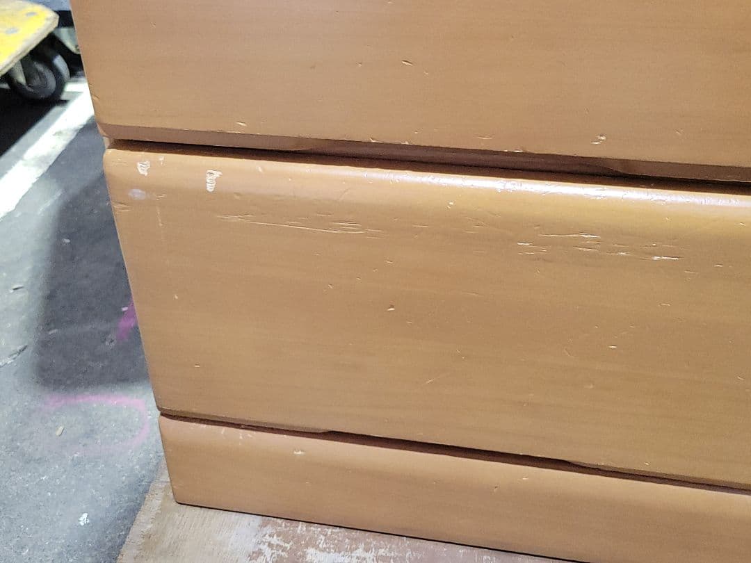 NITORI ニトリ 8段 ハイチェスト ペルレ80 LBR ナチュラルカラー