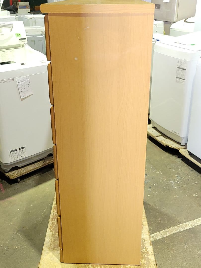 NITORI ニトリ 8段 ハイチェスト ペルレ80 LBR ナチュラルカラー