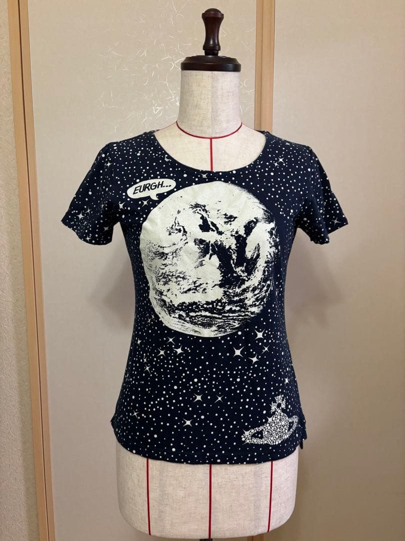 ヴィヴィアンウエストウッド ギャラクシーTシャツ　ネイビー