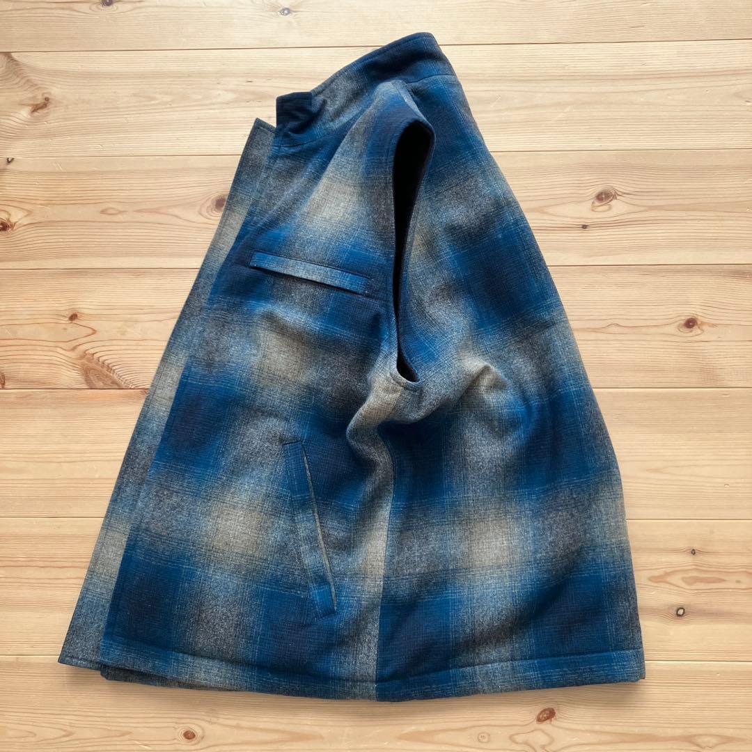 希少　好配色　PENDLETON ペンドルトン　ウールベスト　オンブレ　中綿