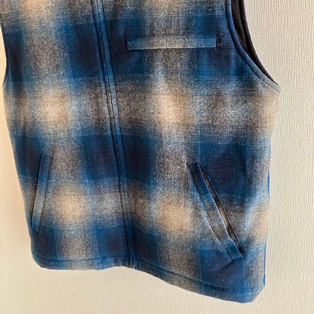 希少　好配色　PENDLETON ペンドルトン　ウールベスト　オンブレ　中綿