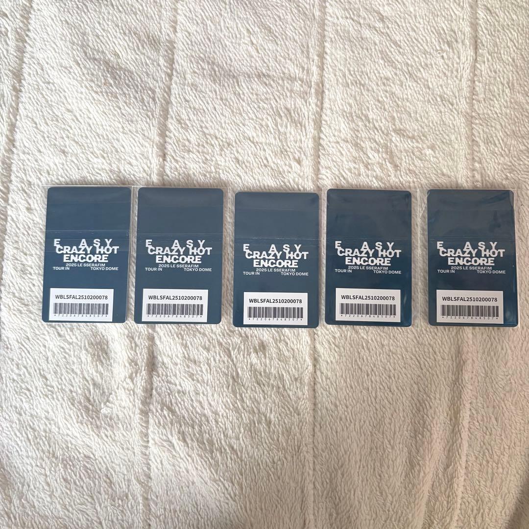 lesserafim spaghetti 東京ドーム ラキドロ コンプ トレカ