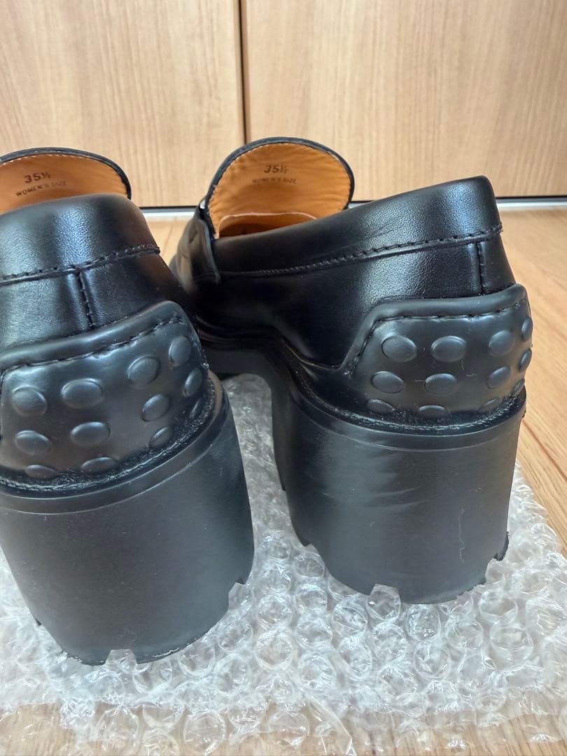 TOD'S レザー ローファー ケイト ブラック 35.5