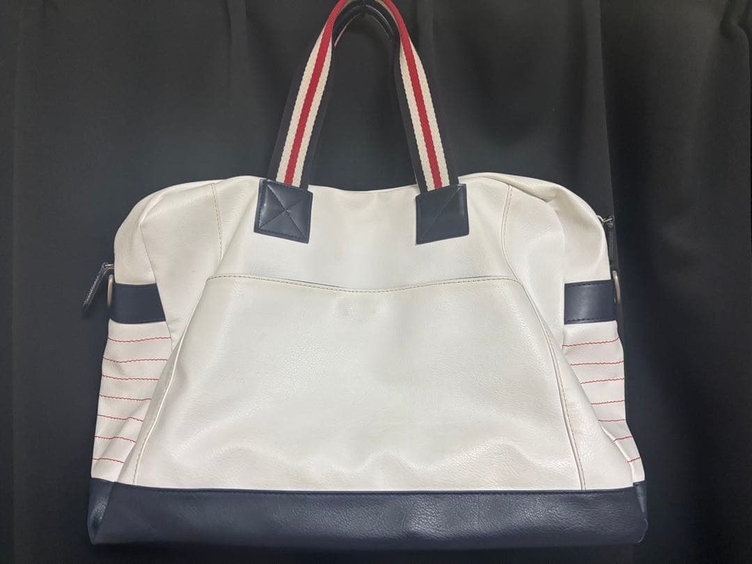 CASTELBAJAC ストライプボストンバッグ