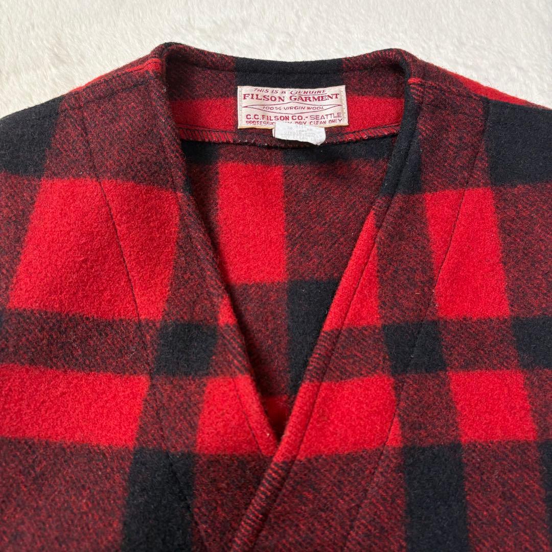 美品 USA製 FILSON GARMENT MACKINAW ベスト ジレ
