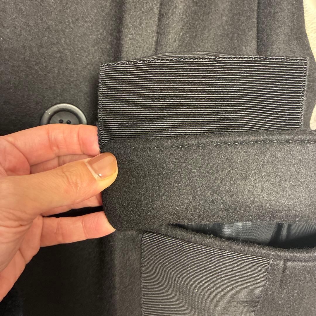 mayu 　PRADA ピーコート　ショートコート　ブラック　40 リボン