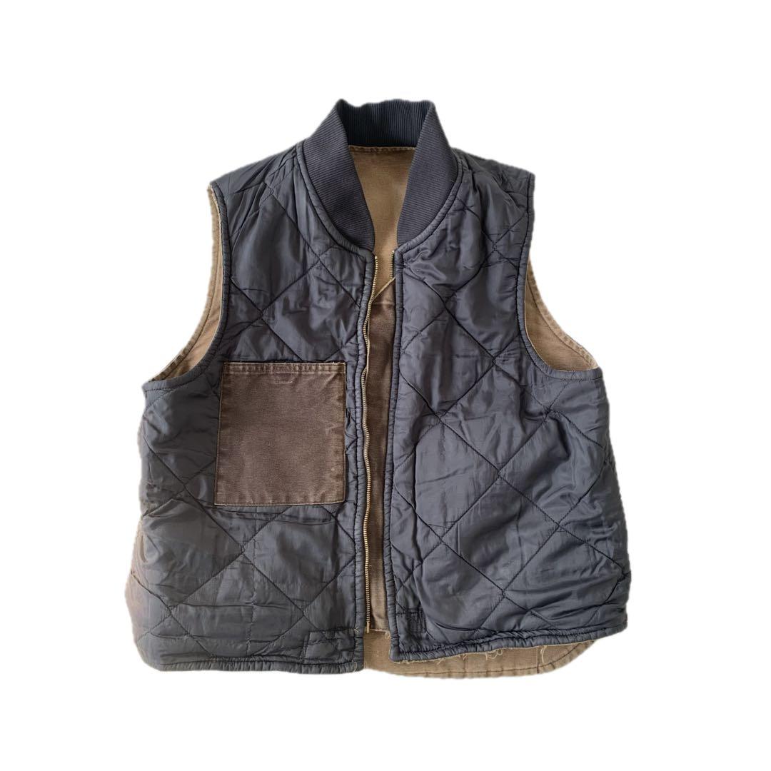 90s Carhartt ダックベスト　ブラウン　フェード