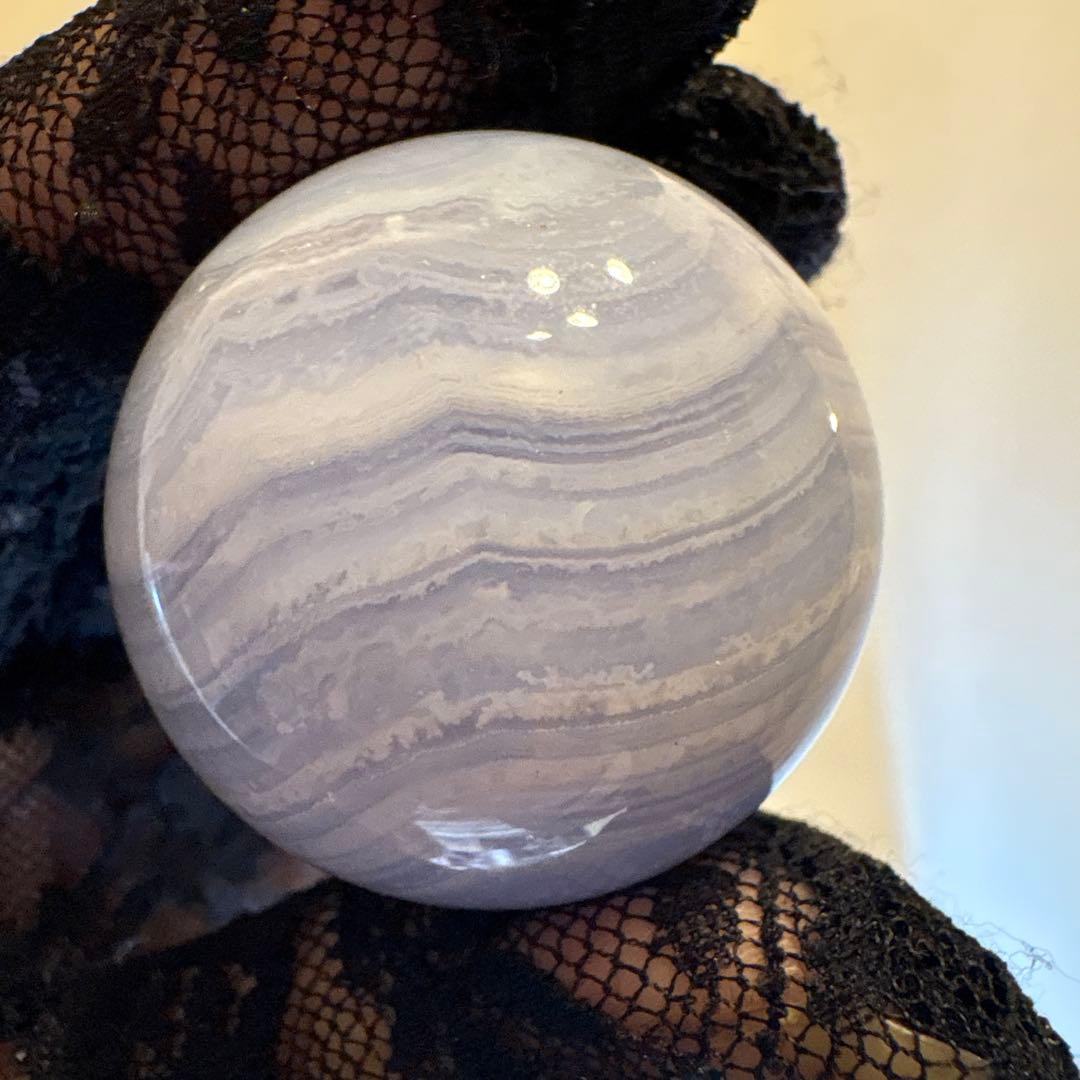 高品質 ブルーレースアゲートスフィアNo.2641