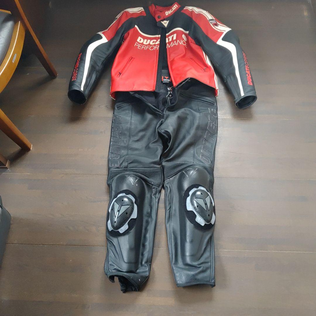 DUKATIレザージャケット、ダイネーゼ イタリヤ正規品 上下、