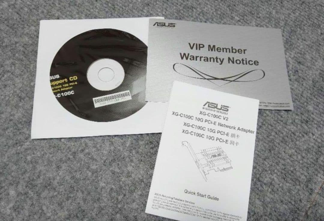 【値下げしました】ASUS XG-C100C PCIe ネットワークアダプター