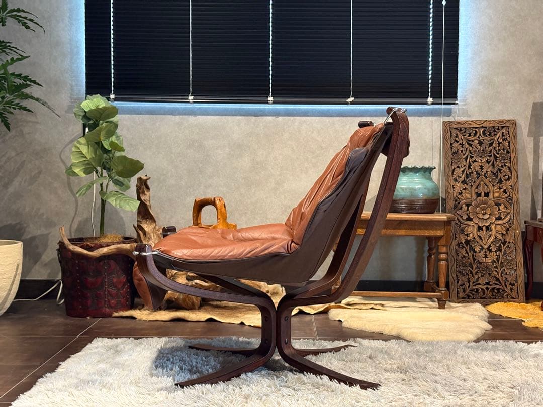 バットネ　vatne ヴィンテージ　ソファ　ファルコンチェア　ノルウェー　nZZ