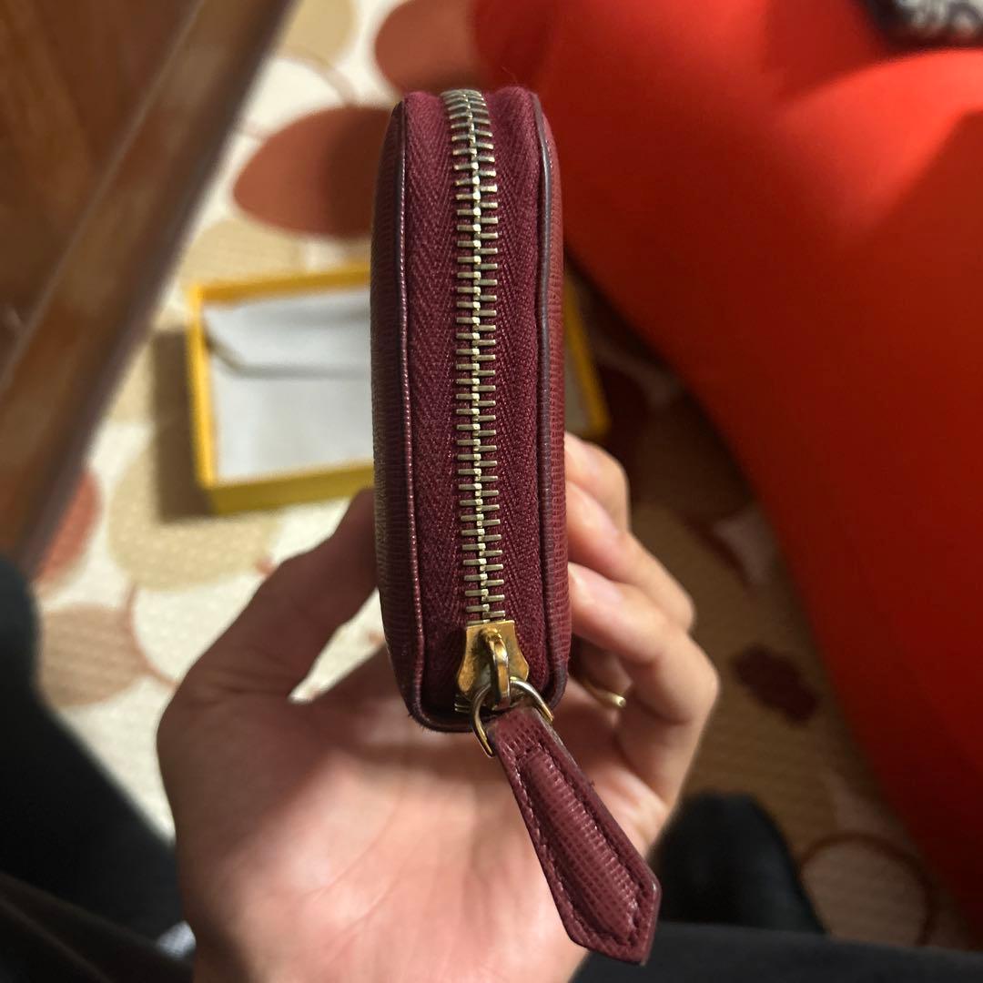 FENDI バーガンディ 長財布