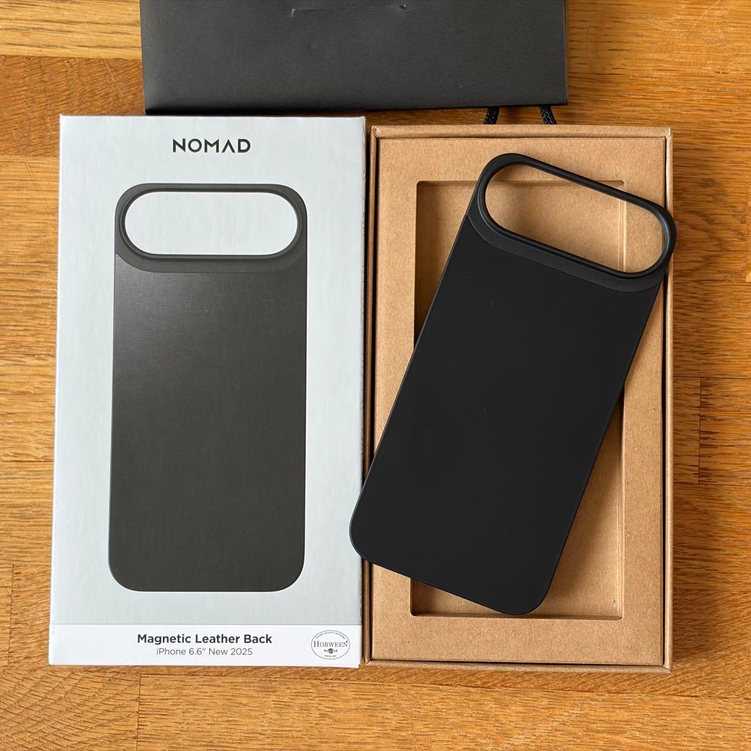 iPhoneアクセサリー NOMAD Magnetic Leather Back - iPhone Air