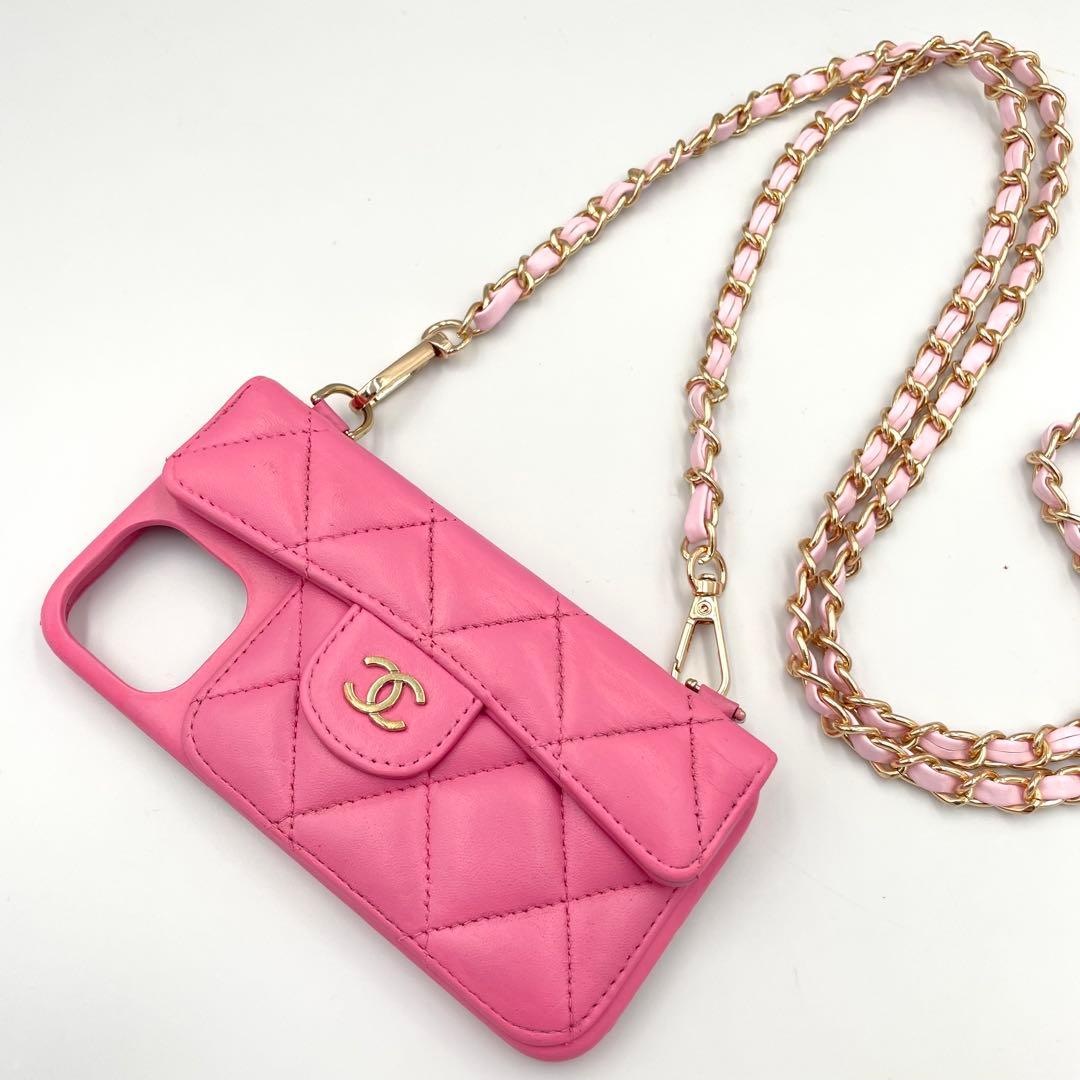 CHANEL マトラッセ　iPhoneケース　iPhone12Pro