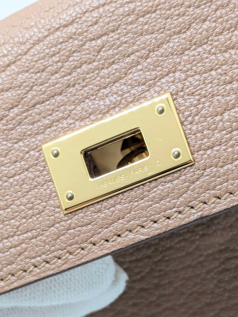 ✨極美品✨ エルメス ケリーポケットコンパクト ヴォーエプソン ケース財布