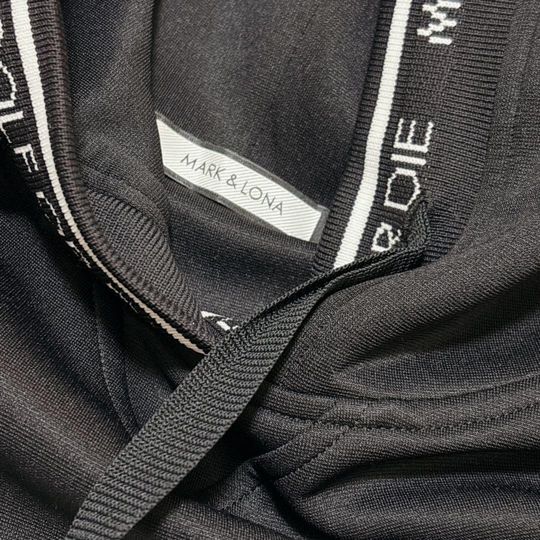 MARK&LONA　ワンピース　パーカー　スカル　ゴルフ　ゆったり　 ブラック