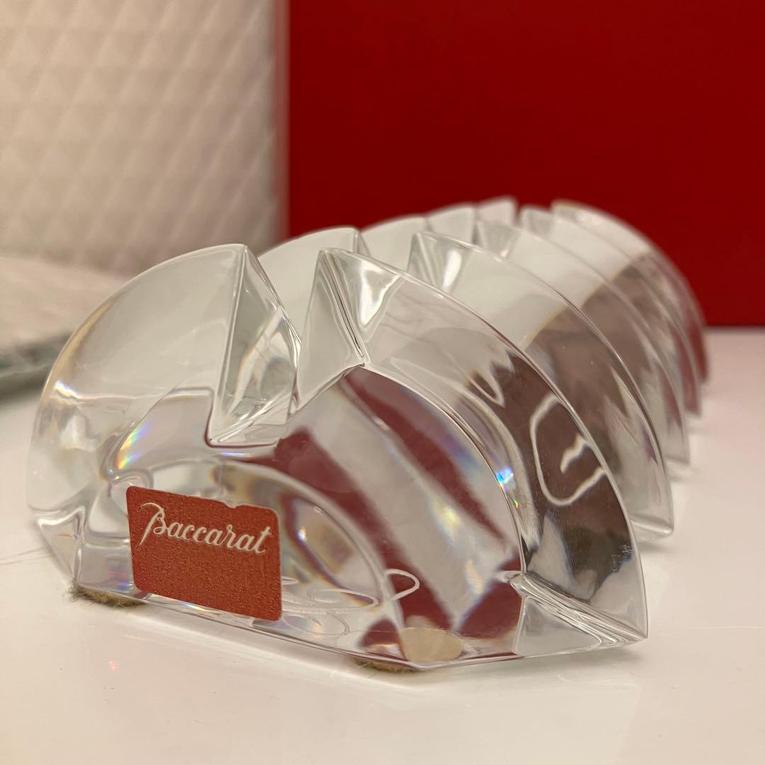 美品★Baccarat バカラ フォトフレーム 写真立て　ミラースタンド　箱付き