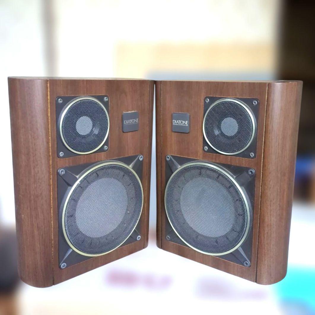 【昭和レトロ】DIATONE スピーカー ブラウン 2ウェイ