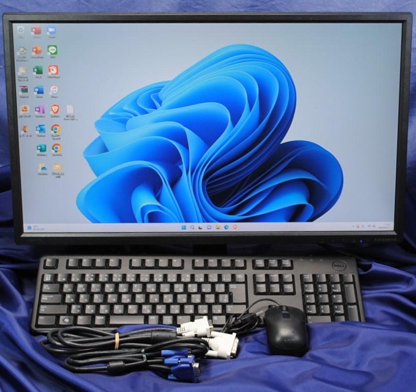 PC+モニターセット/DELL7020SFF SSD+HDD/Office/即使