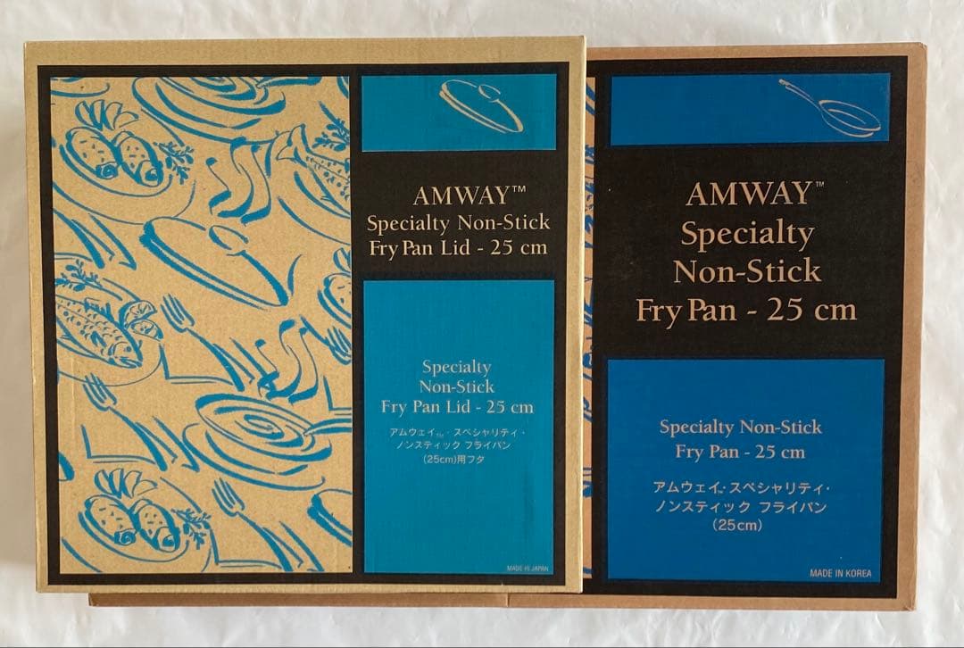 アムウェイ　ノンスティックフライパン　蓋付 25cm