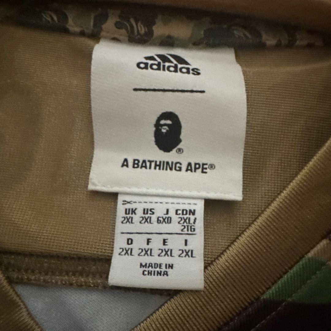 アメフトシャツ エイプadidasコラボ