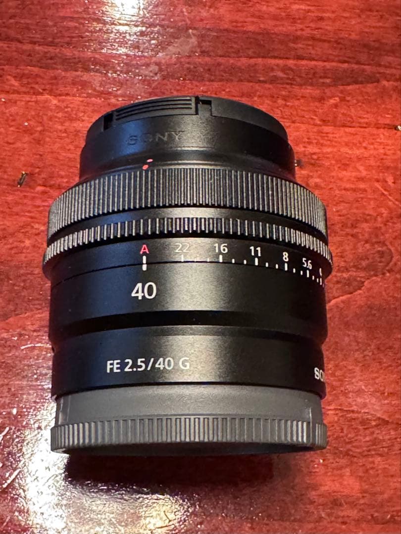 Sony FE 2.5/40 G レンズ 美品
