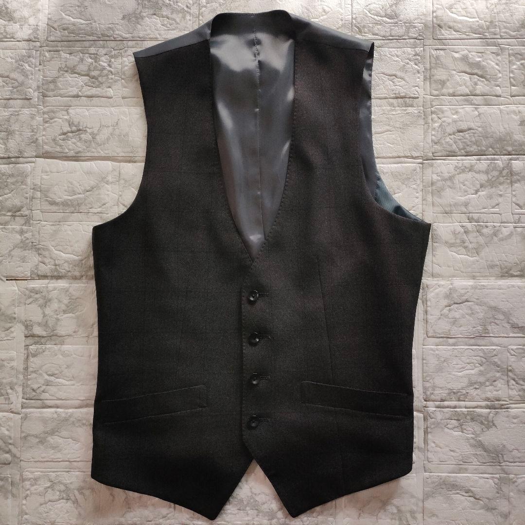 SUIT SELECT チェック柄　4Sスリーピーススーツ　Y4