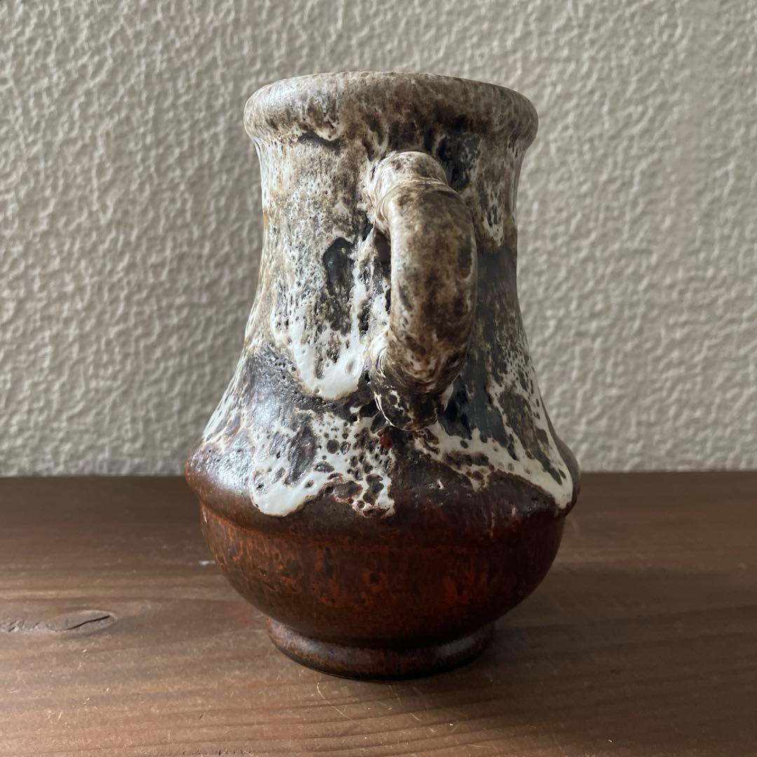 FAT LAVA ファットラバ ヴィンテージ花器 ドイツ花瓶 17cm