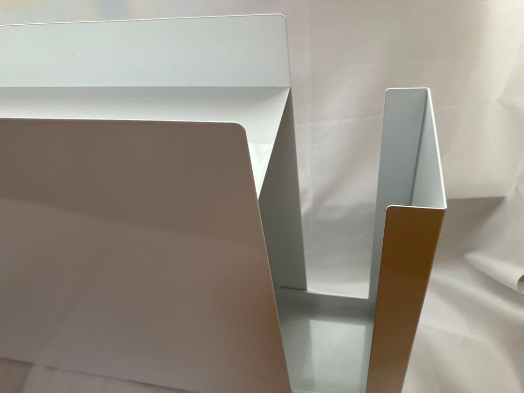 隠せる調味料ラック　ホワイト　タワー