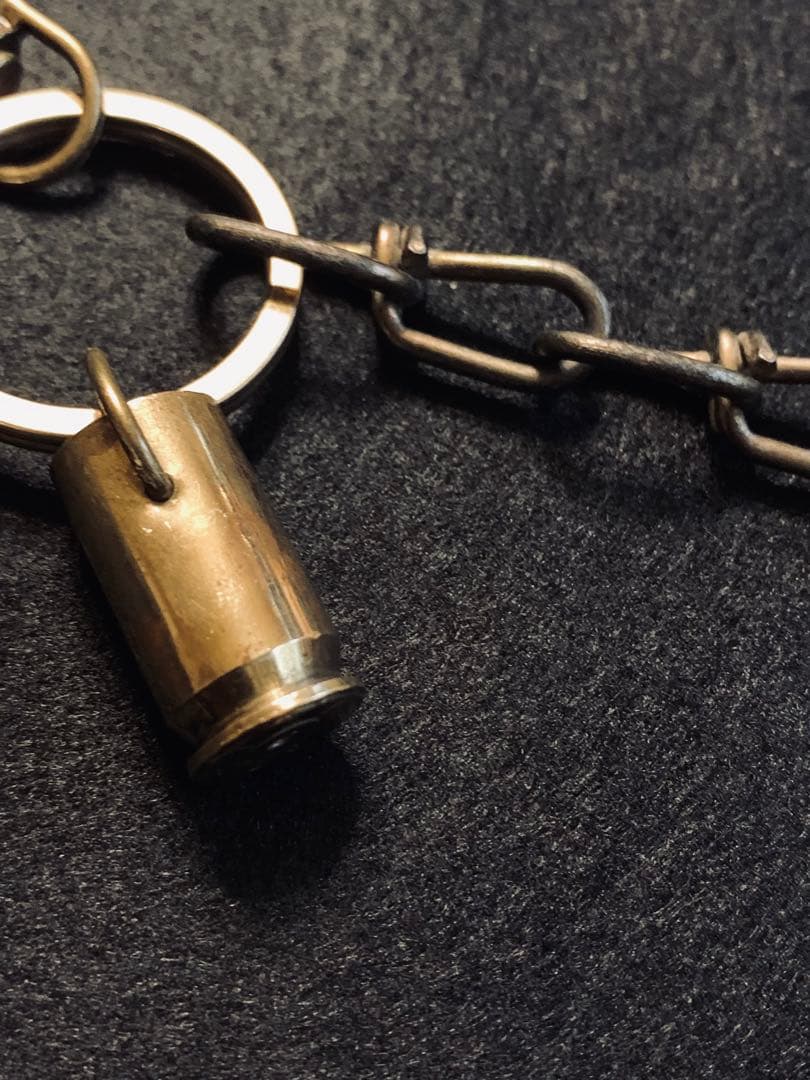 米軍放出品 USA ヴィンテージ ドッグタグ ウォレットチェーン アメカジ 古着