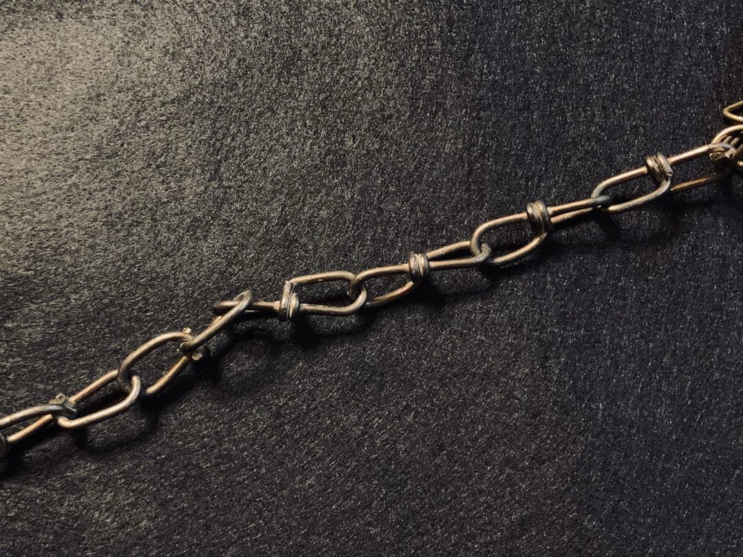 米軍放出品 USA ヴィンテージ ドッグタグ ウォレットチェーン アメカジ 古着