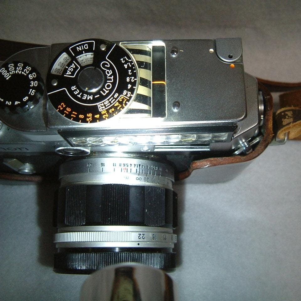 【昭和レトロ・希少・美品】Canon P レンジファインダーカメラ 1959年製