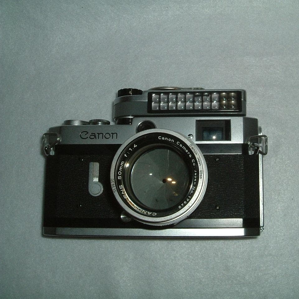 【昭和レトロ・希少・美品】Canon P レンジファインダーカメラ 1959年製