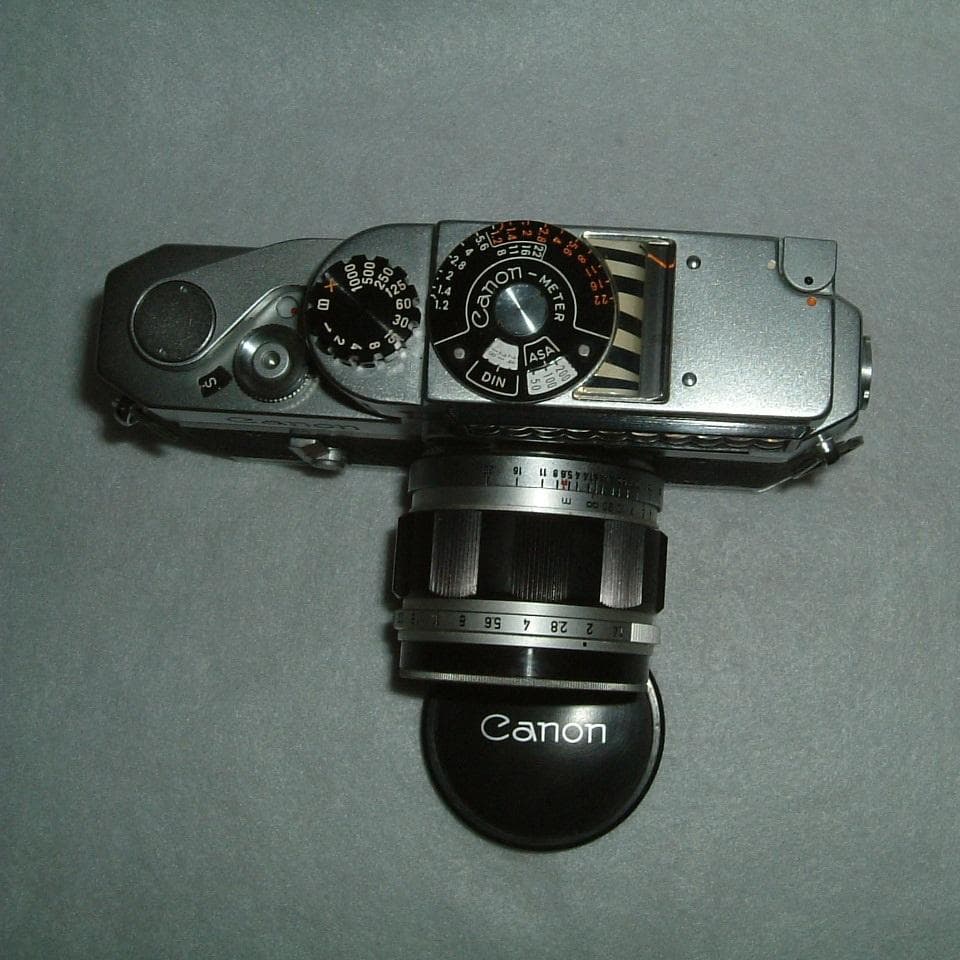 【昭和レトロ・希少・美品】Canon P レンジファインダーカメラ 1959年製