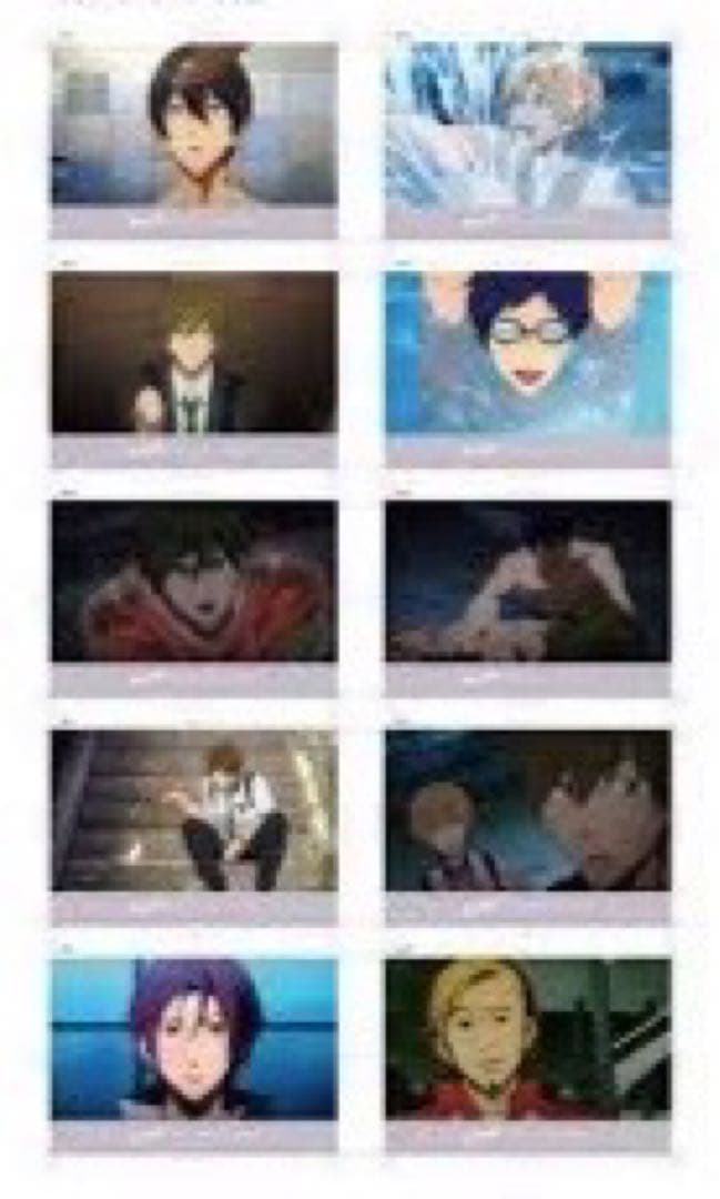 【開封済】free！初代　くじブロマイド10枚入り×5セット