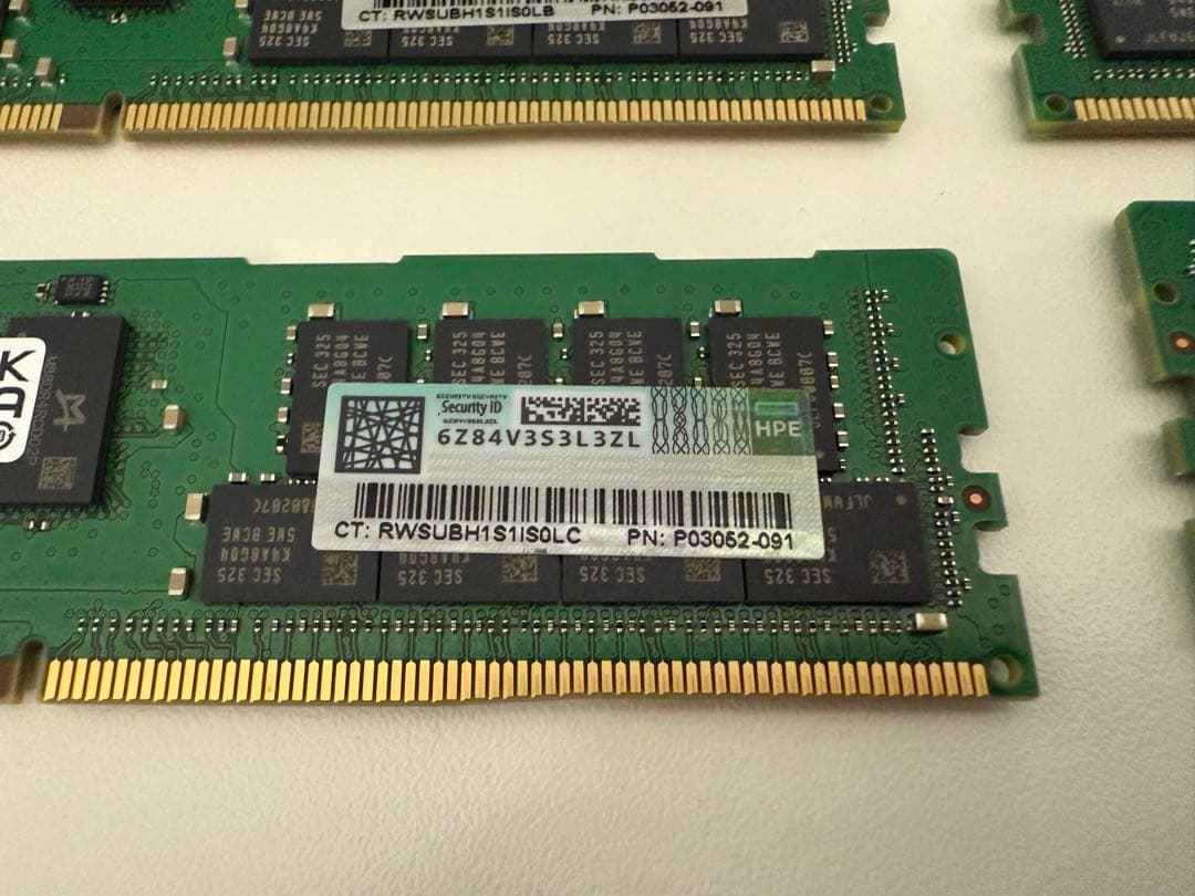 サーバー用メモリSAMSUNG 32GB 8枚セット PC4-3200AA